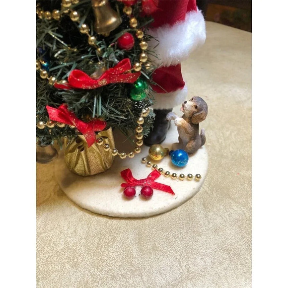 Possible Dreams Santa Claus with Christmas Tree & Puppy Figurine Holiday Decor - Picture 3 of 9